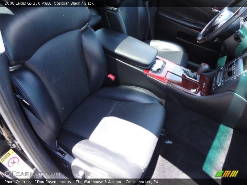 Obsidian Black / Black 2008 Lexus GS 350 AWD