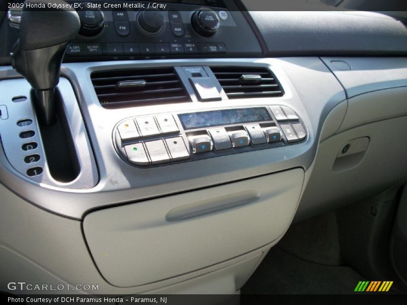 Slate Green Metallic / Gray 2009 Honda Odyssey EX