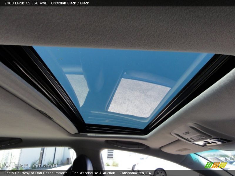Obsidian Black / Black 2008 Lexus GS 350 AWD