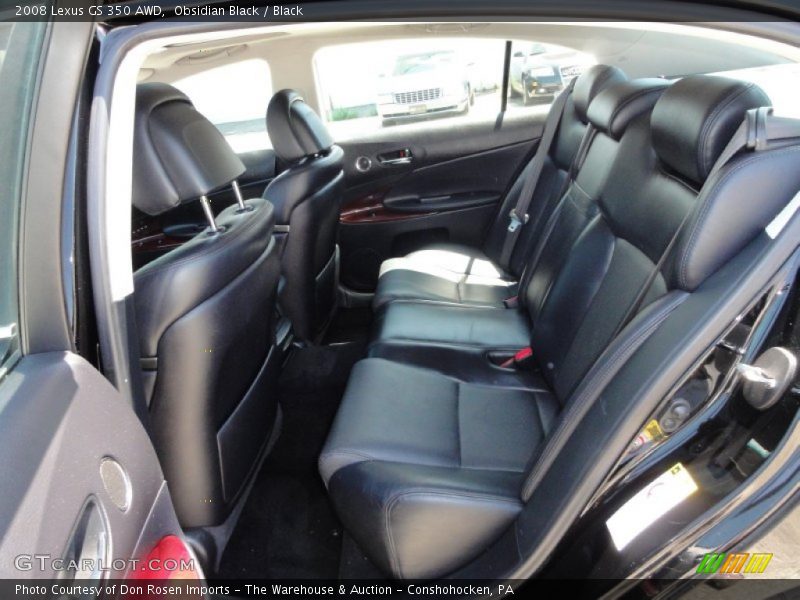 Obsidian Black / Black 2008 Lexus GS 350 AWD