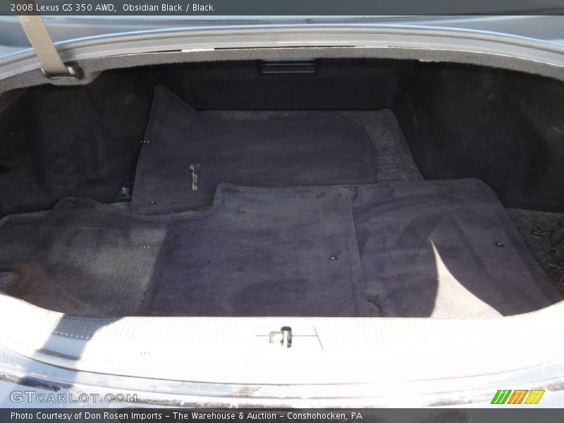 Obsidian Black / Black 2008 Lexus GS 350 AWD