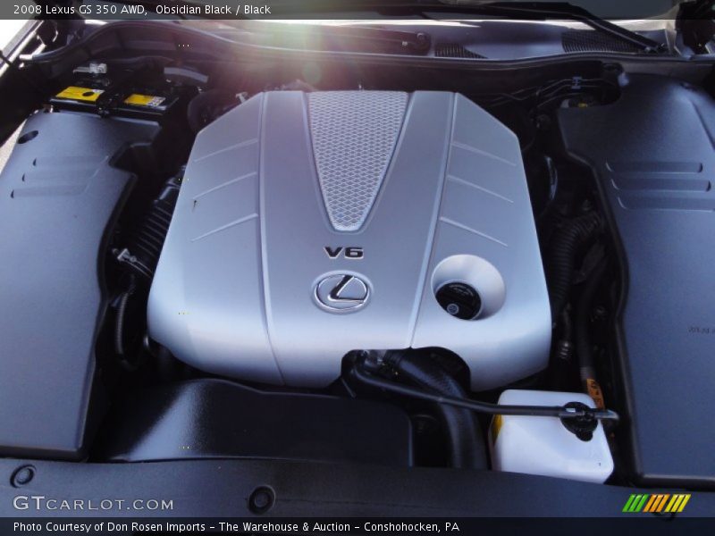 Obsidian Black / Black 2008 Lexus GS 350 AWD