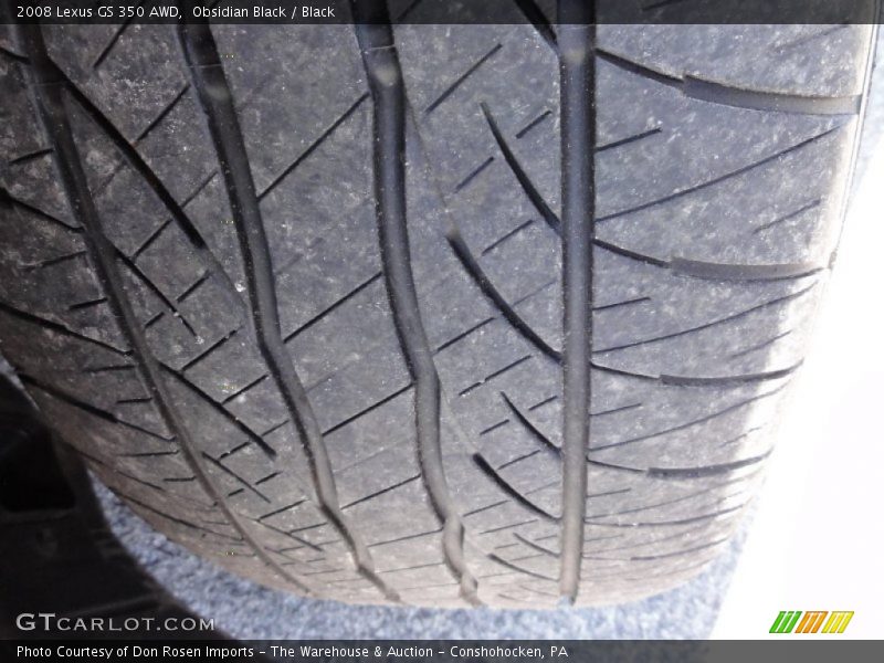 Obsidian Black / Black 2008 Lexus GS 350 AWD
