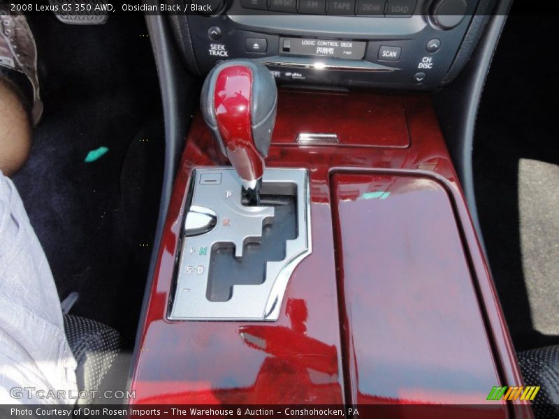 Obsidian Black / Black 2008 Lexus GS 350 AWD