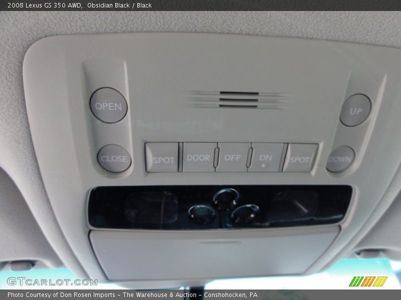 Obsidian Black / Black 2008 Lexus GS 350 AWD