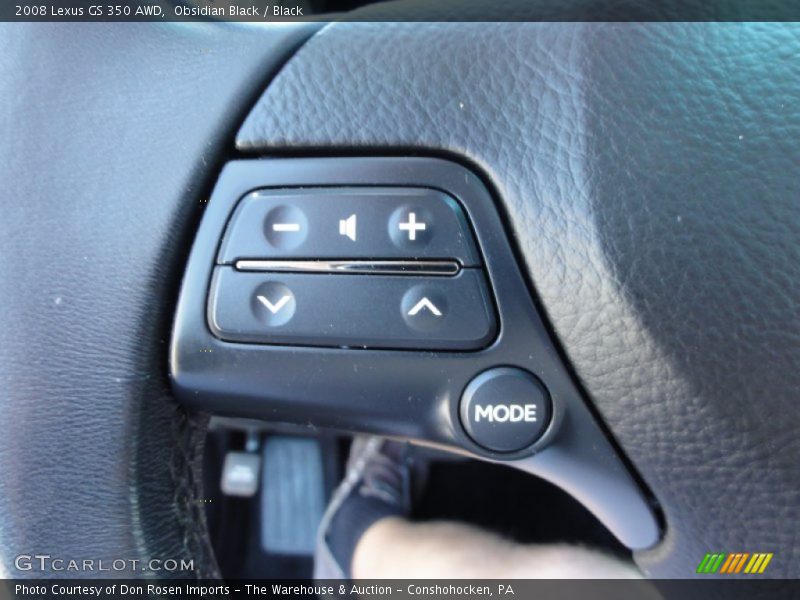 Obsidian Black / Black 2008 Lexus GS 350 AWD