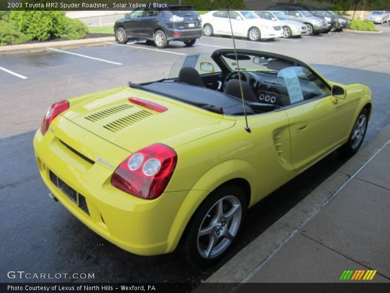 Solar Yellow / Black 2003 Toyota MR2 Spyder Roadster