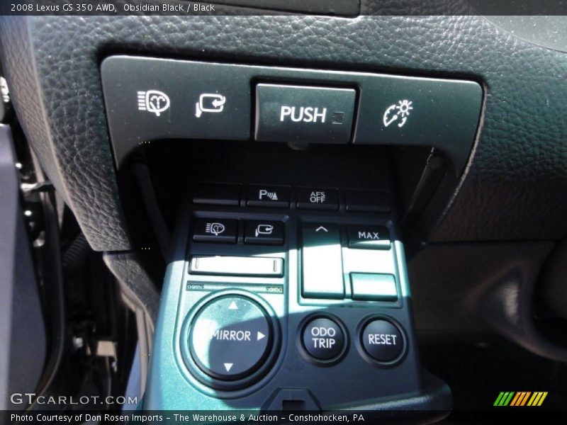 Obsidian Black / Black 2008 Lexus GS 350 AWD