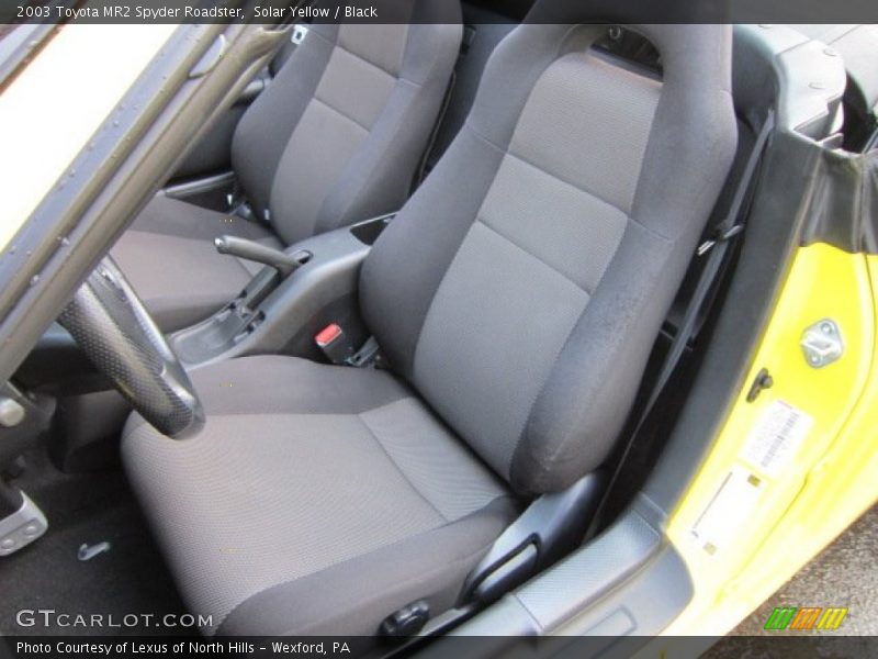 Solar Yellow / Black 2003 Toyota MR2 Spyder Roadster