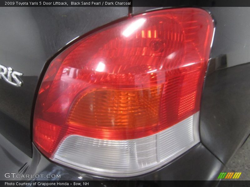 Black Sand Pearl / Dark Charcoal 2009 Toyota Yaris 5 Door Liftback