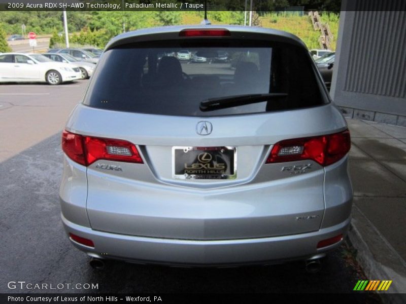 Palladium Metallic / Taupe 2009 Acura RDX SH-AWD Technology