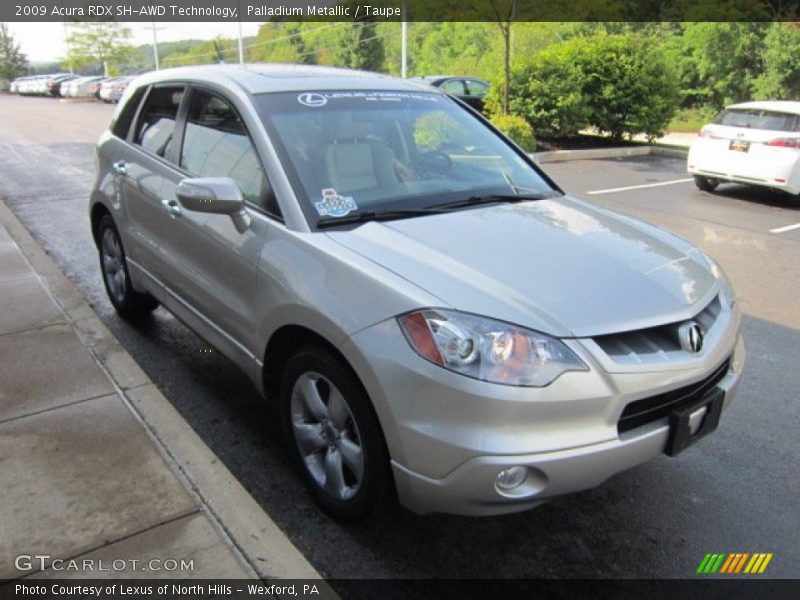 Palladium Metallic / Taupe 2009 Acura RDX SH-AWD Technology
