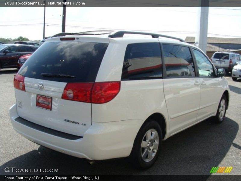 Natural White / Stone 2008 Toyota Sienna LE