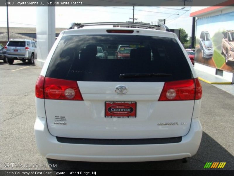 Natural White / Stone 2008 Toyota Sienna LE