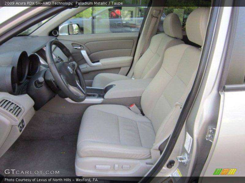 Palladium Metallic / Taupe 2009 Acura RDX SH-AWD Technology