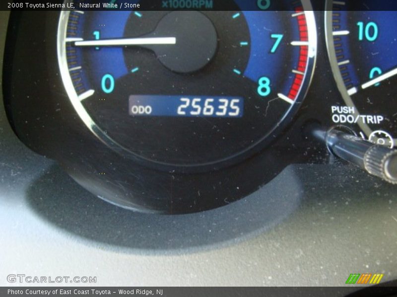Natural White / Stone 2008 Toyota Sienna LE