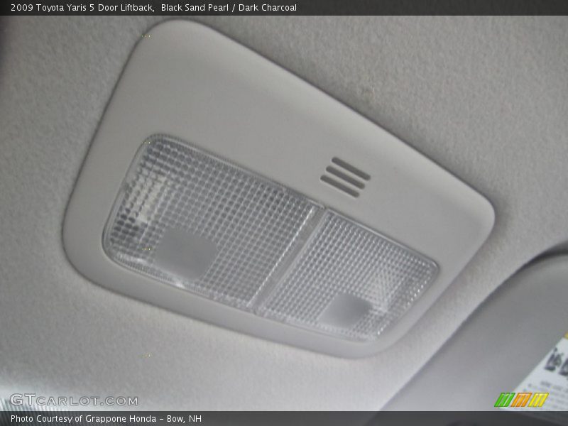 Black Sand Pearl / Dark Charcoal 2009 Toyota Yaris 5 Door Liftback