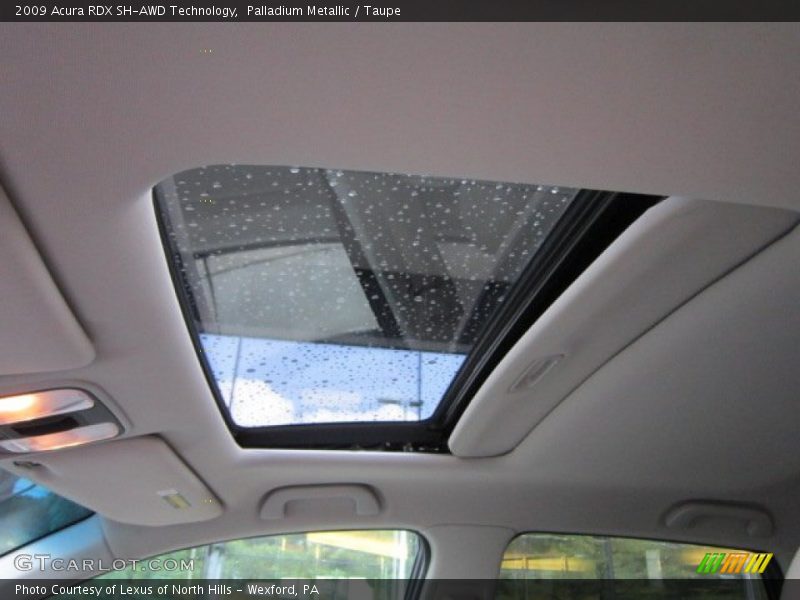 Palladium Metallic / Taupe 2009 Acura RDX SH-AWD Technology