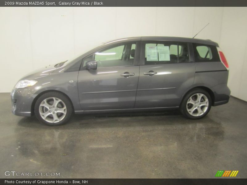 Galaxy Gray Mica / Black 2009 Mazda MAZDA5 Sport