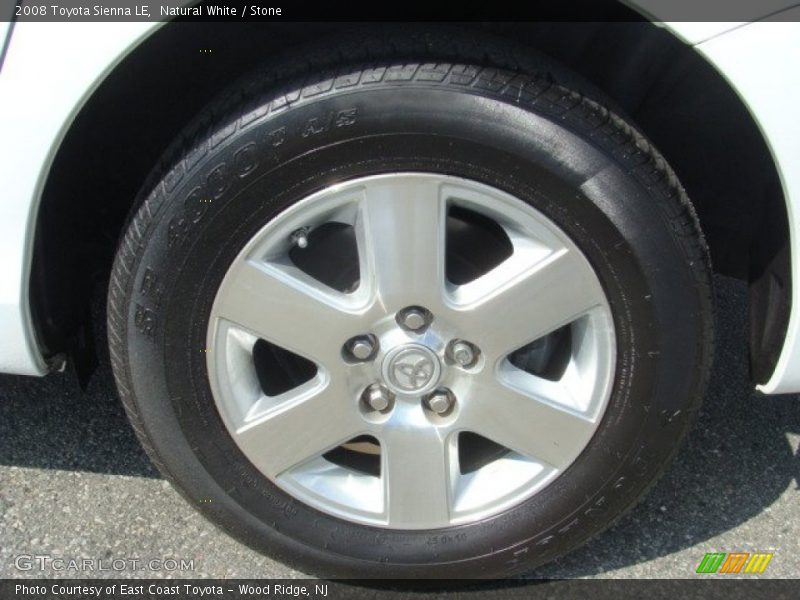 Natural White / Stone 2008 Toyota Sienna LE