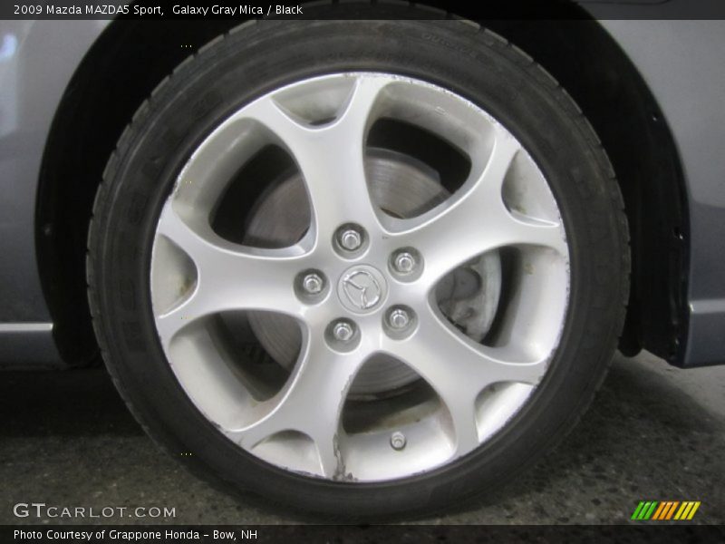 Galaxy Gray Mica / Black 2009 Mazda MAZDA5 Sport