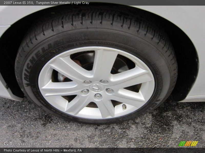 Tungsten Silver Metallic / Light Gray 2007 Lexus ES 350