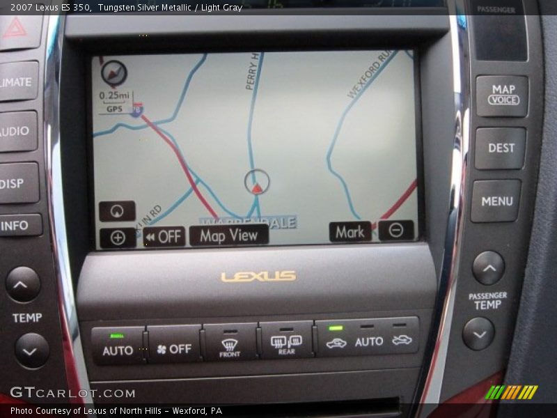 Tungsten Silver Metallic / Light Gray 2007 Lexus ES 350