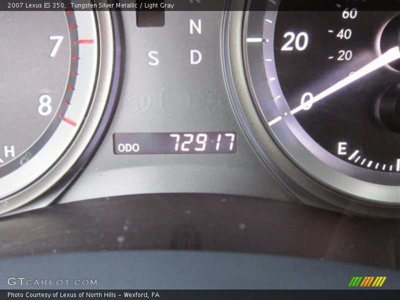 Tungsten Silver Metallic / Light Gray 2007 Lexus ES 350