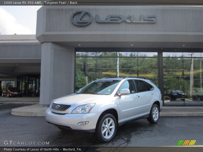 Tungsten Pearl / Black 2009 Lexus RX 350 AWD