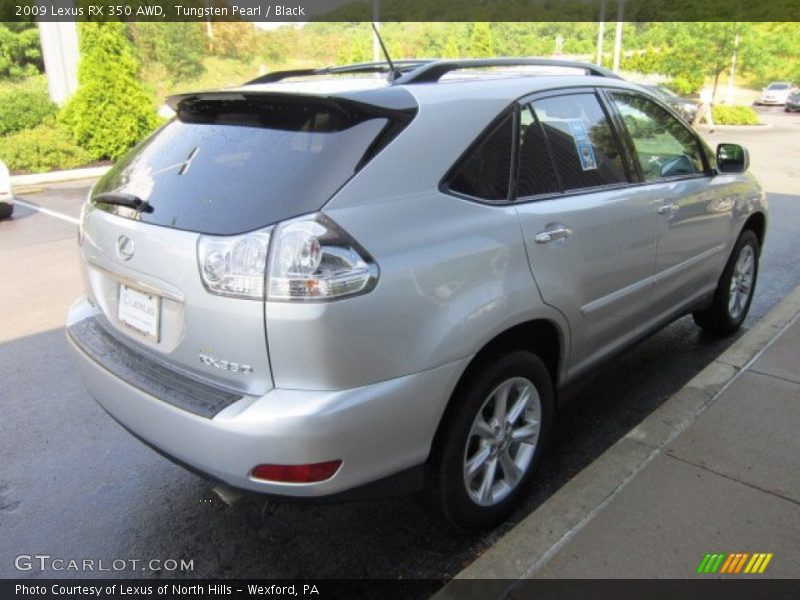 Tungsten Pearl / Black 2009 Lexus RX 350 AWD