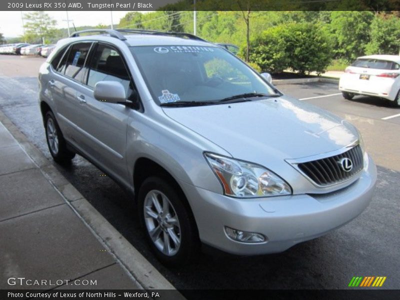 Tungsten Pearl / Black 2009 Lexus RX 350 AWD