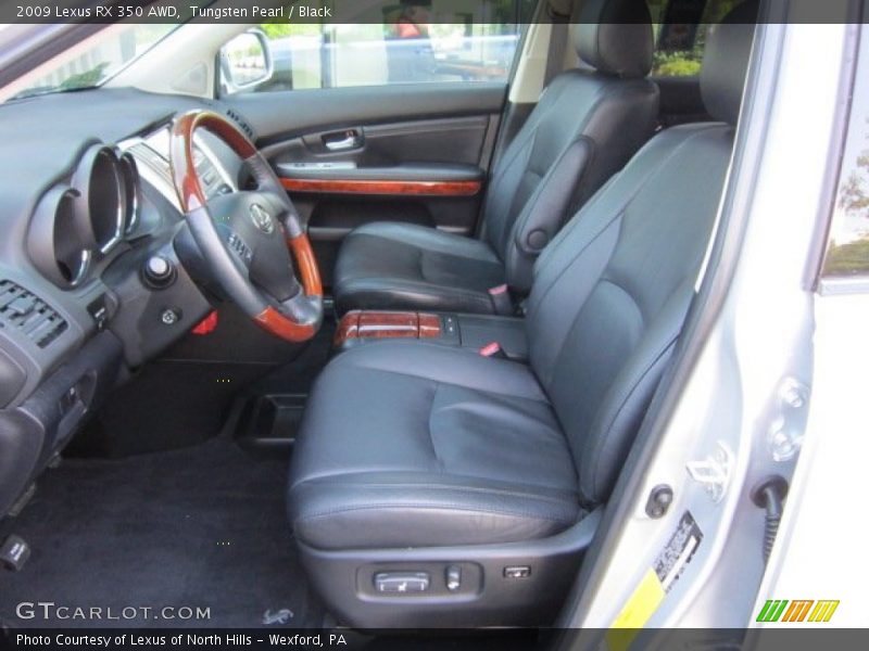 Tungsten Pearl / Black 2009 Lexus RX 350 AWD