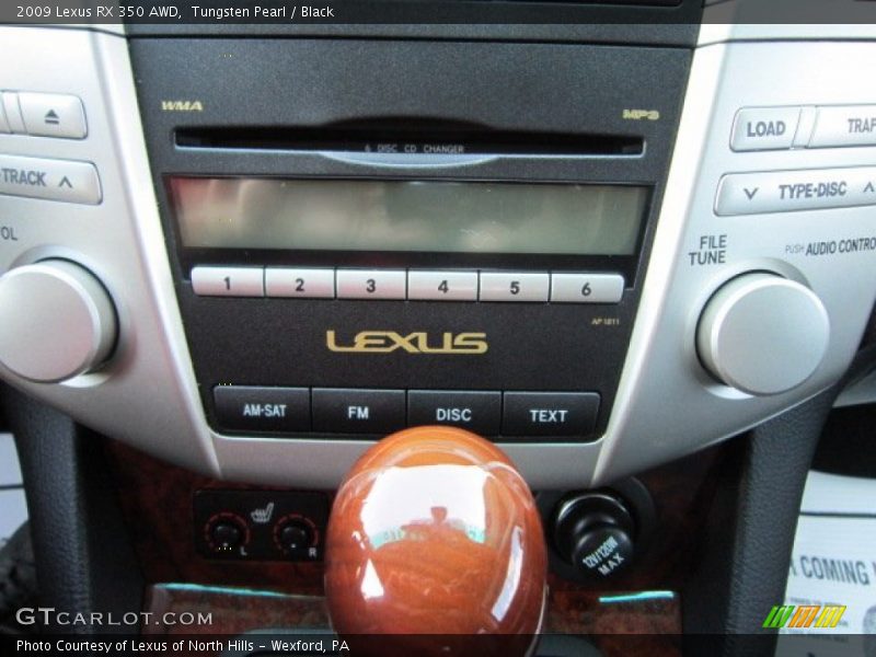 Tungsten Pearl / Black 2009 Lexus RX 350 AWD