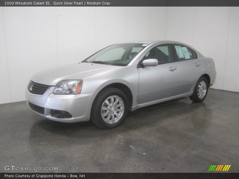 Quick Silver Pearl / Medium Gray 2009 Mitsubishi Galant ES