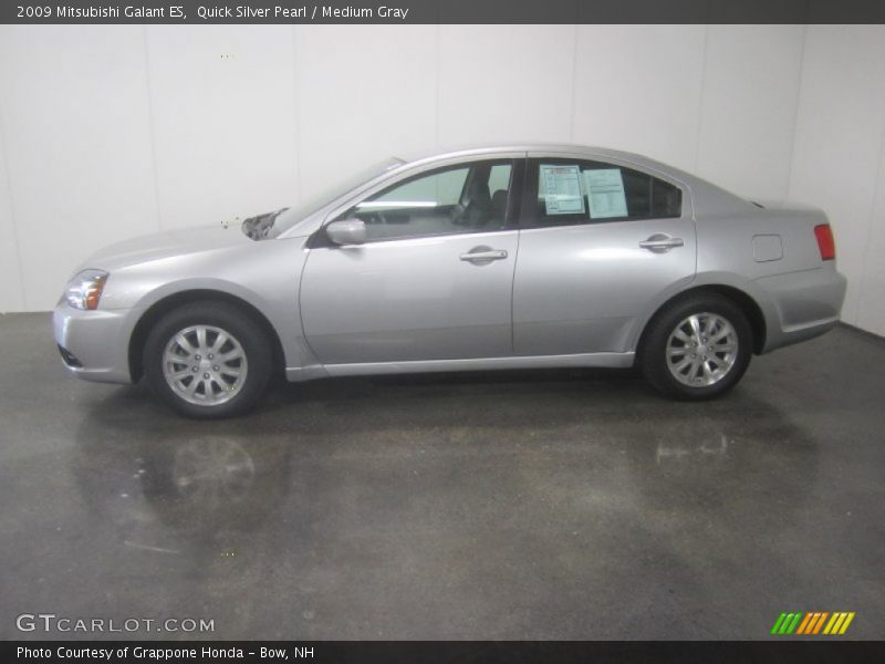 Quick Silver Pearl / Medium Gray 2009 Mitsubishi Galant ES