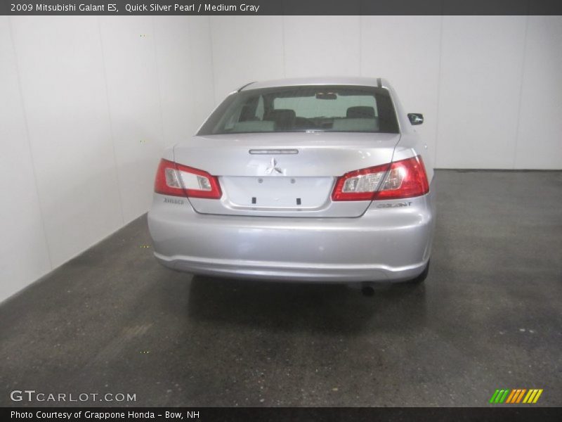 Quick Silver Pearl / Medium Gray 2009 Mitsubishi Galant ES
