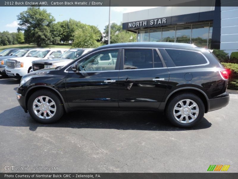 Carbon Black Metallic / Ebony 2012 Buick Enclave AWD