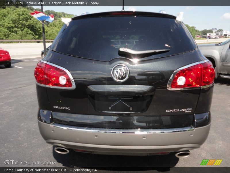 Carbon Black Metallic / Ebony 2012 Buick Enclave AWD