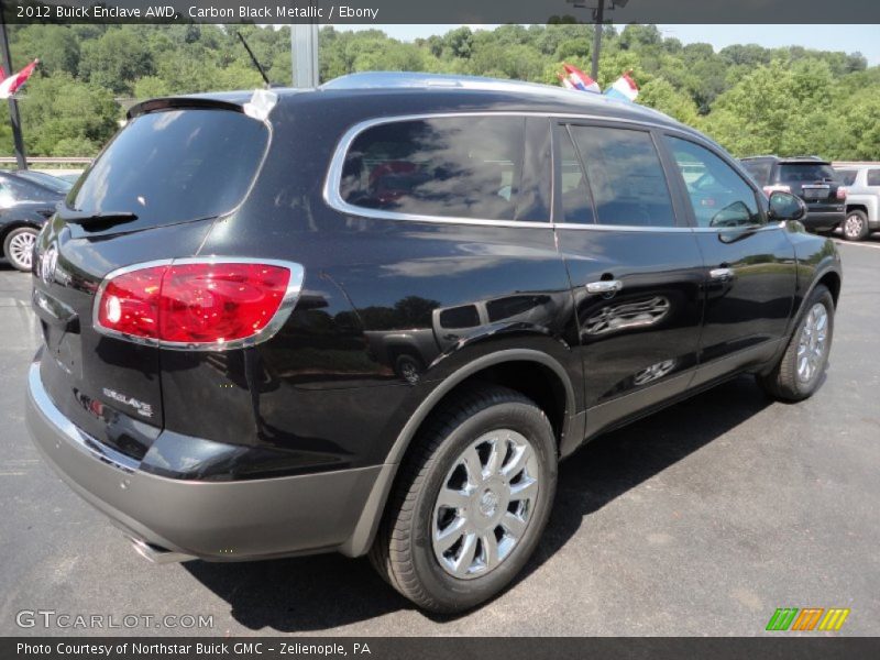Carbon Black Metallic / Ebony 2012 Buick Enclave AWD