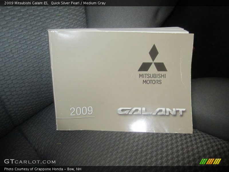 Quick Silver Pearl / Medium Gray 2009 Mitsubishi Galant ES