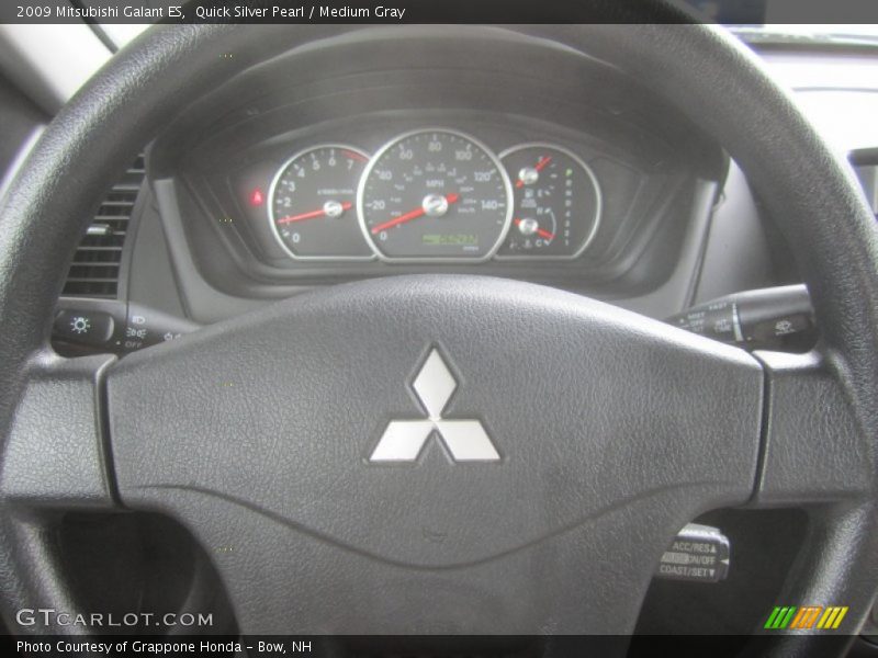 Quick Silver Pearl / Medium Gray 2009 Mitsubishi Galant ES