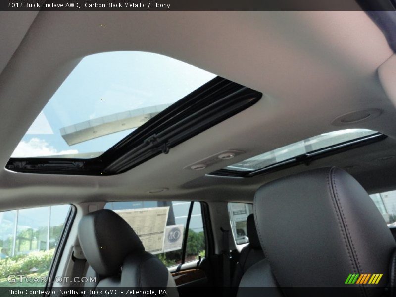 Sunroof of 2012 Enclave AWD