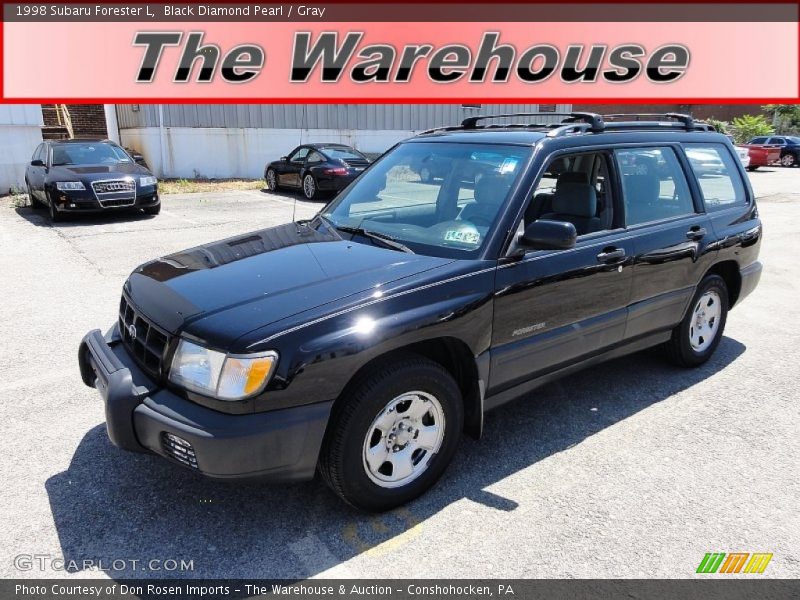 Black Diamond Pearl / Gray 1998 Subaru Forester L