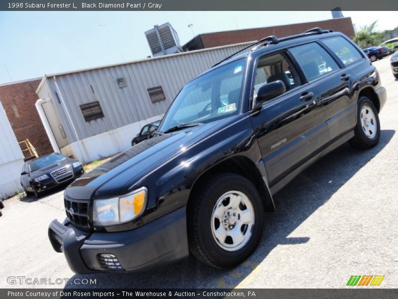 Black Diamond Pearl / Gray 1998 Subaru Forester L