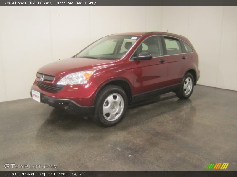 Tango Red Pearl / Gray 2009 Honda CR-V LX 4WD