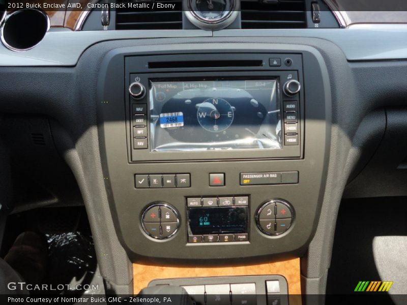 Controls of 2012 Enclave AWD