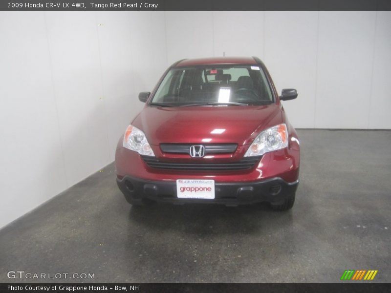 Tango Red Pearl / Gray 2009 Honda CR-V LX 4WD