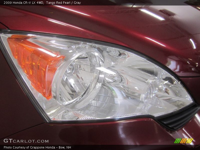 Tango Red Pearl / Gray 2009 Honda CR-V LX 4WD