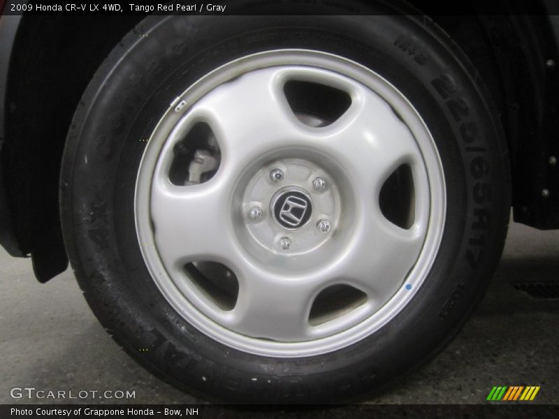 Tango Red Pearl / Gray 2009 Honda CR-V LX 4WD
