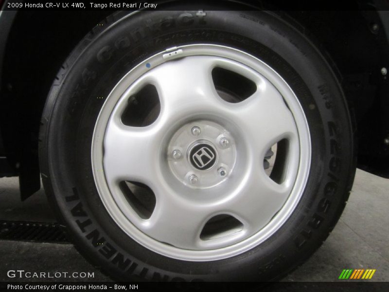 Tango Red Pearl / Gray 2009 Honda CR-V LX 4WD